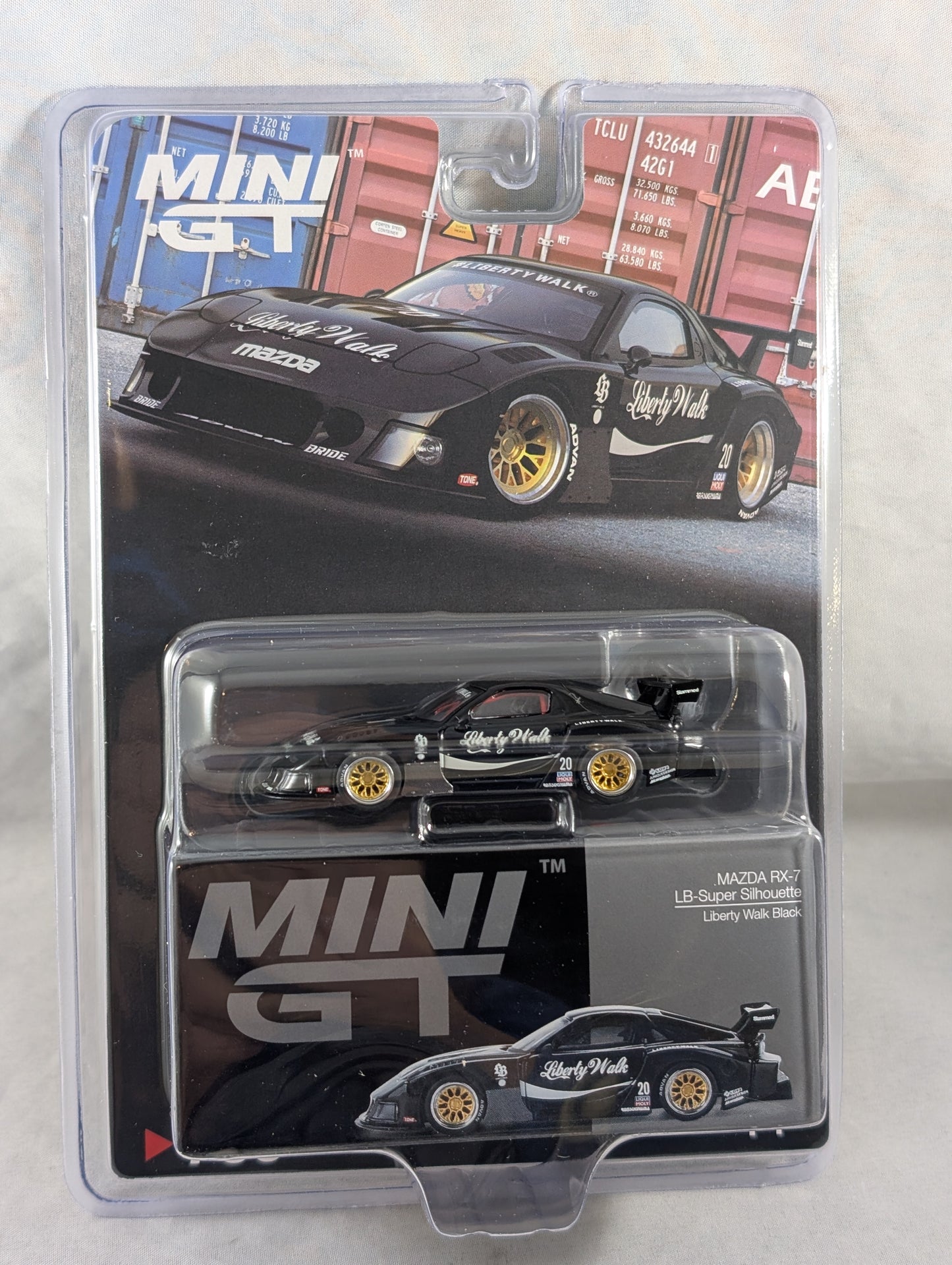 Mini GT Mazda RX7 LB Super Silhouette Liberty Walk Black