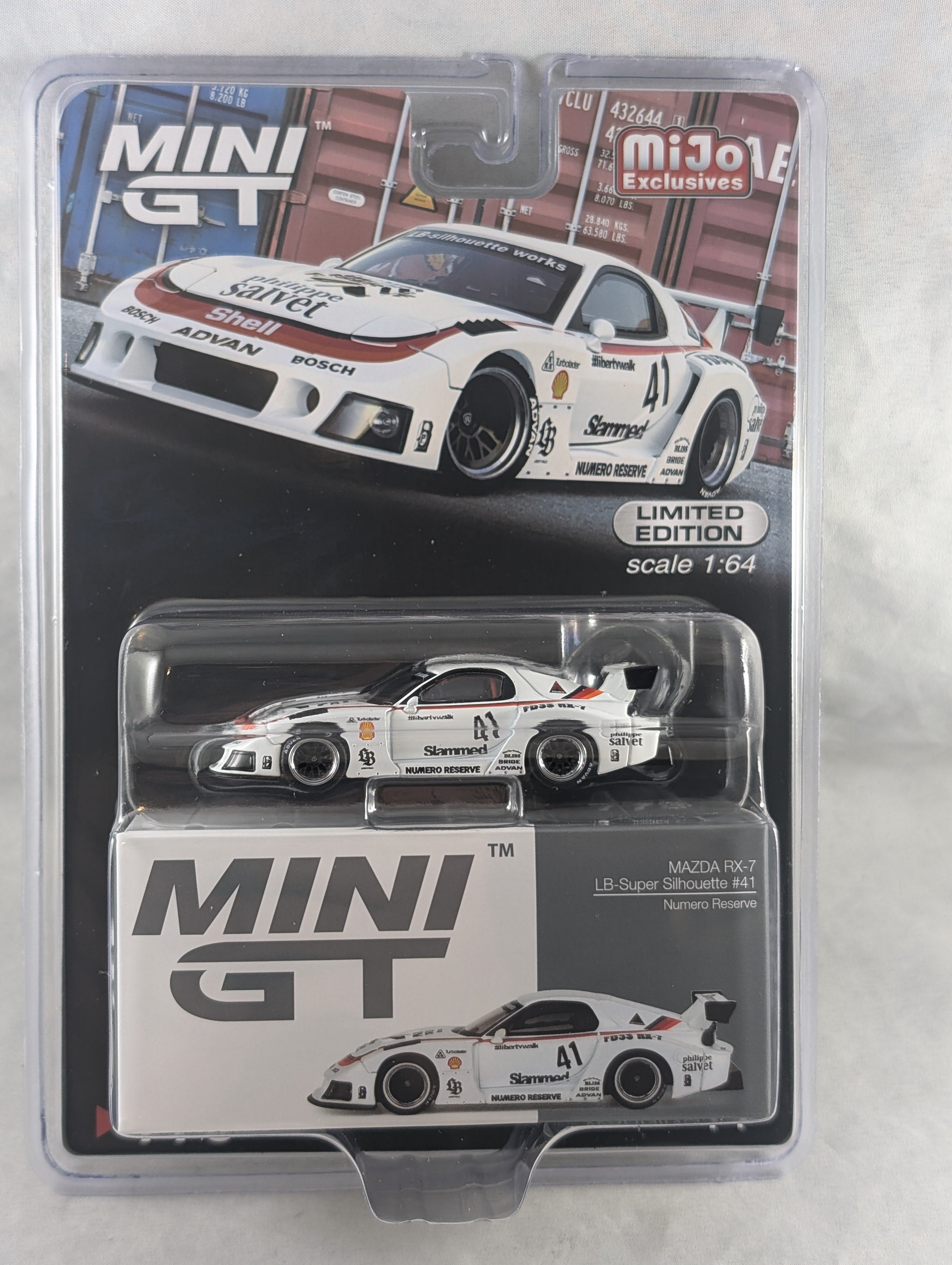 Mini GT Mazda RX7 Liberty Walk Super Silhouette #41 Numero Reserve Mij ...