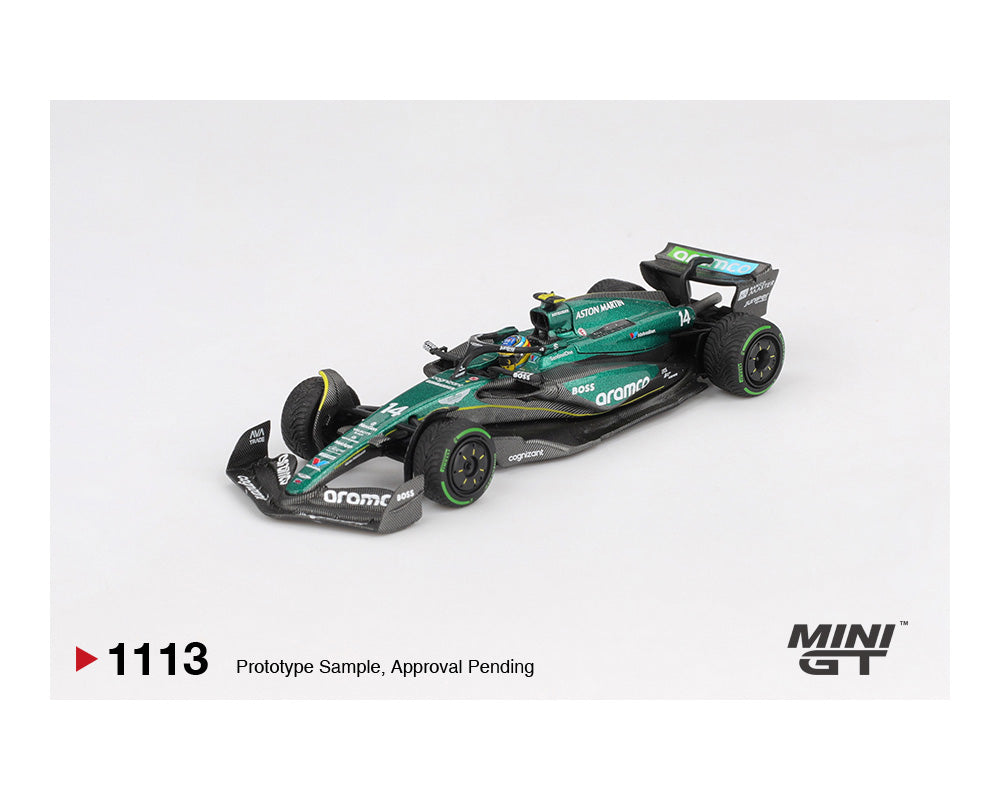 Mini GT Aston Martin AMR24 #14 Fernando Alonso 2025 F1 Canadian GP