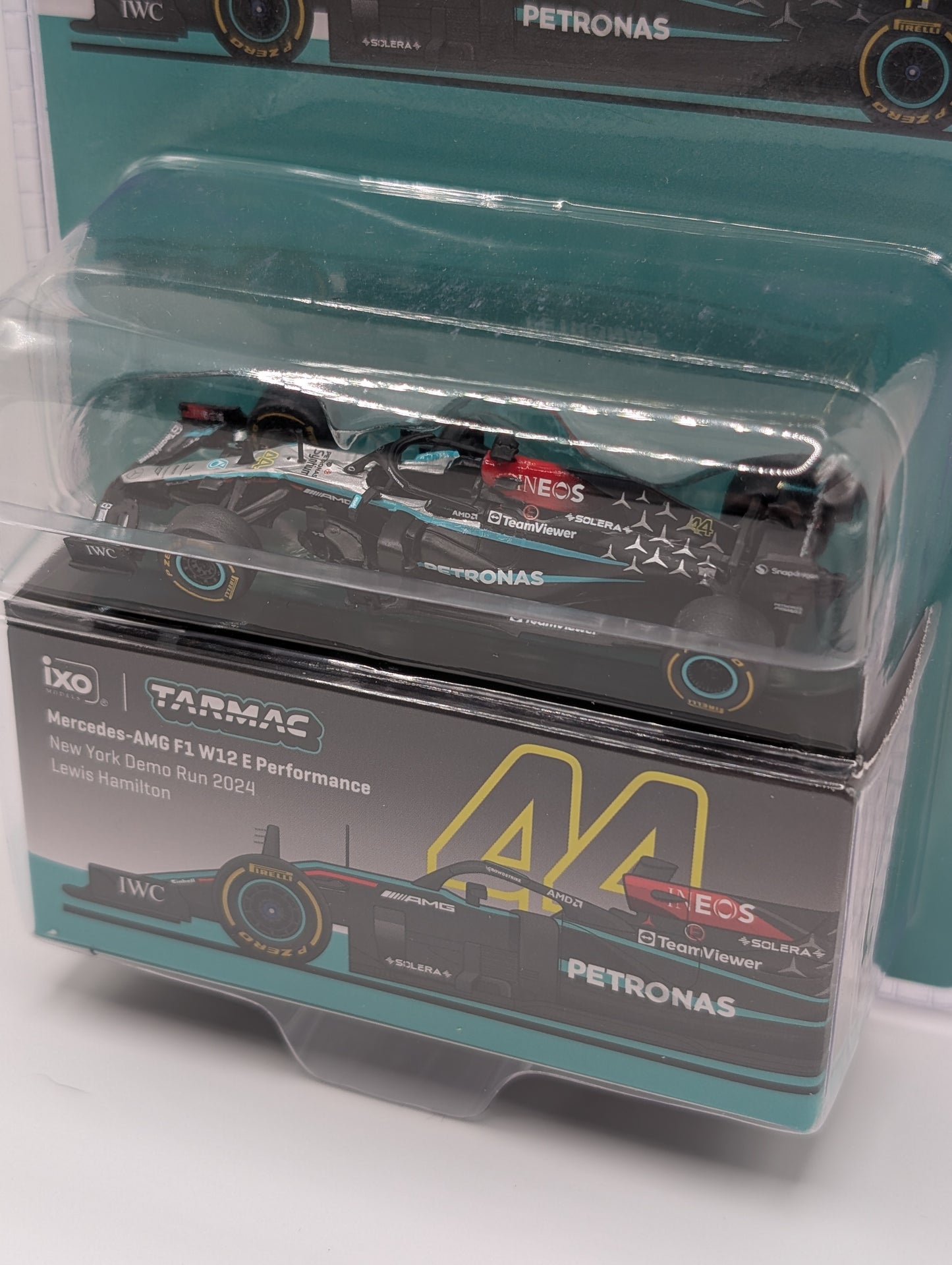 Tarmac F1 Mercedes AMG W12 E Performance New York Demo Run 2024 Lewis Hamilton