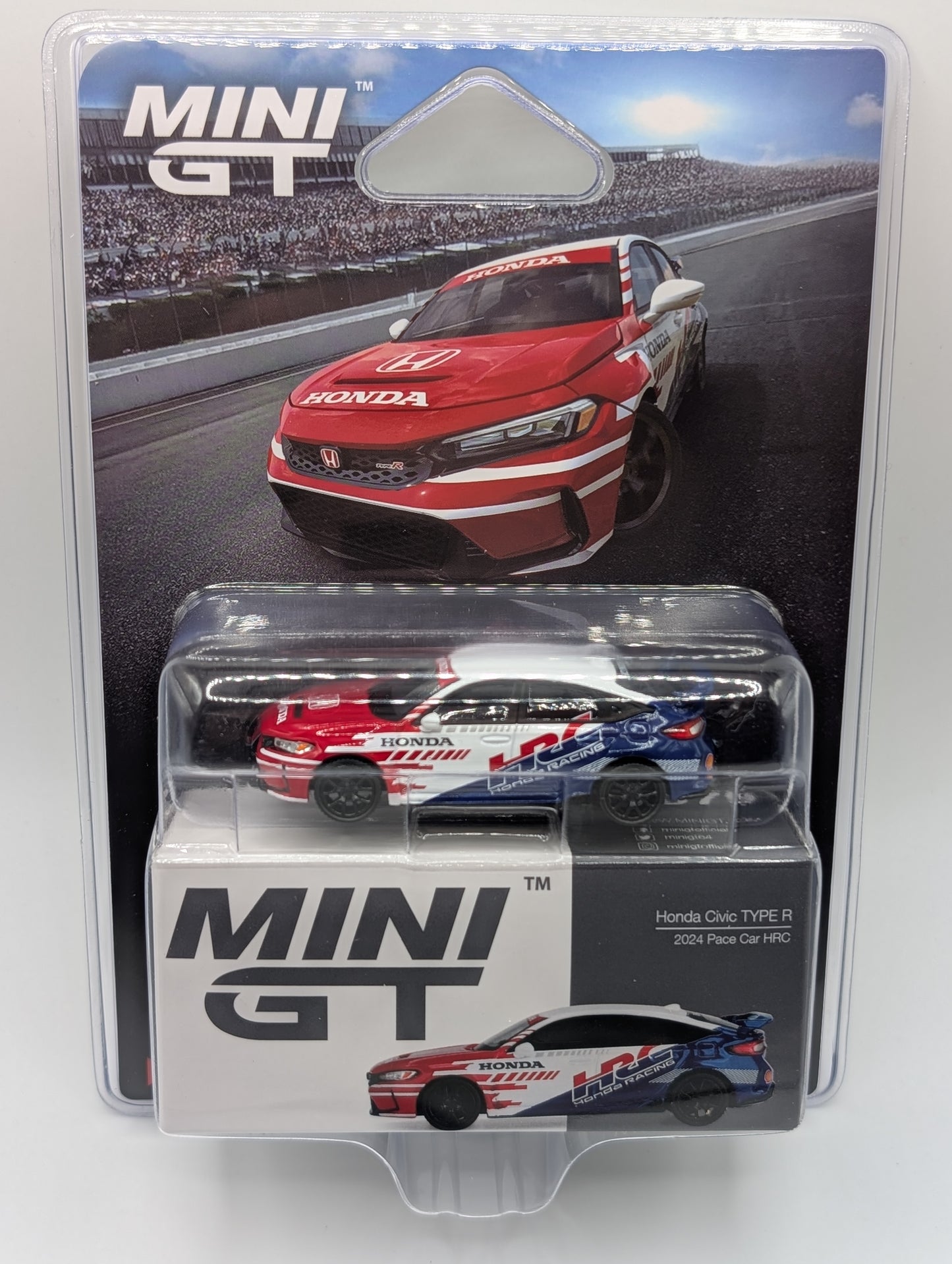 Mini GT Honda Civic Type R 2024 Pace Car HRC