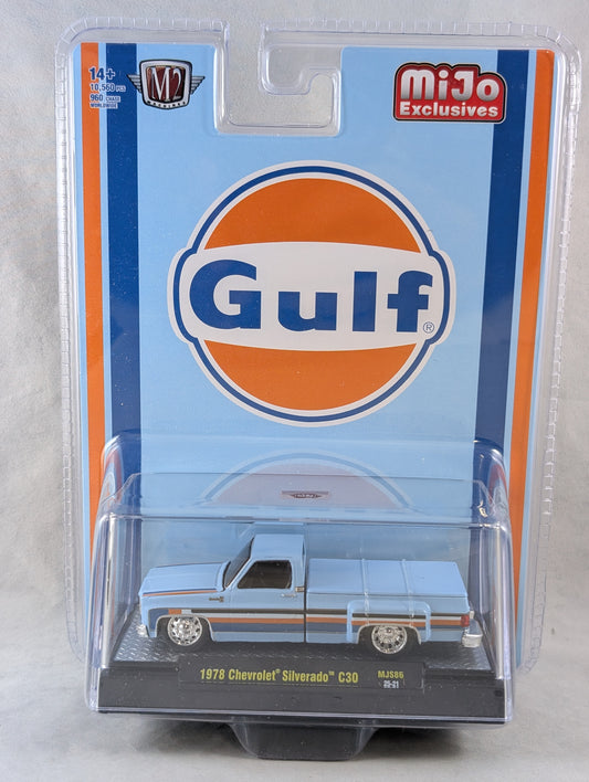 M2 Machines 1978 Chevy Silverado C30 Gulf