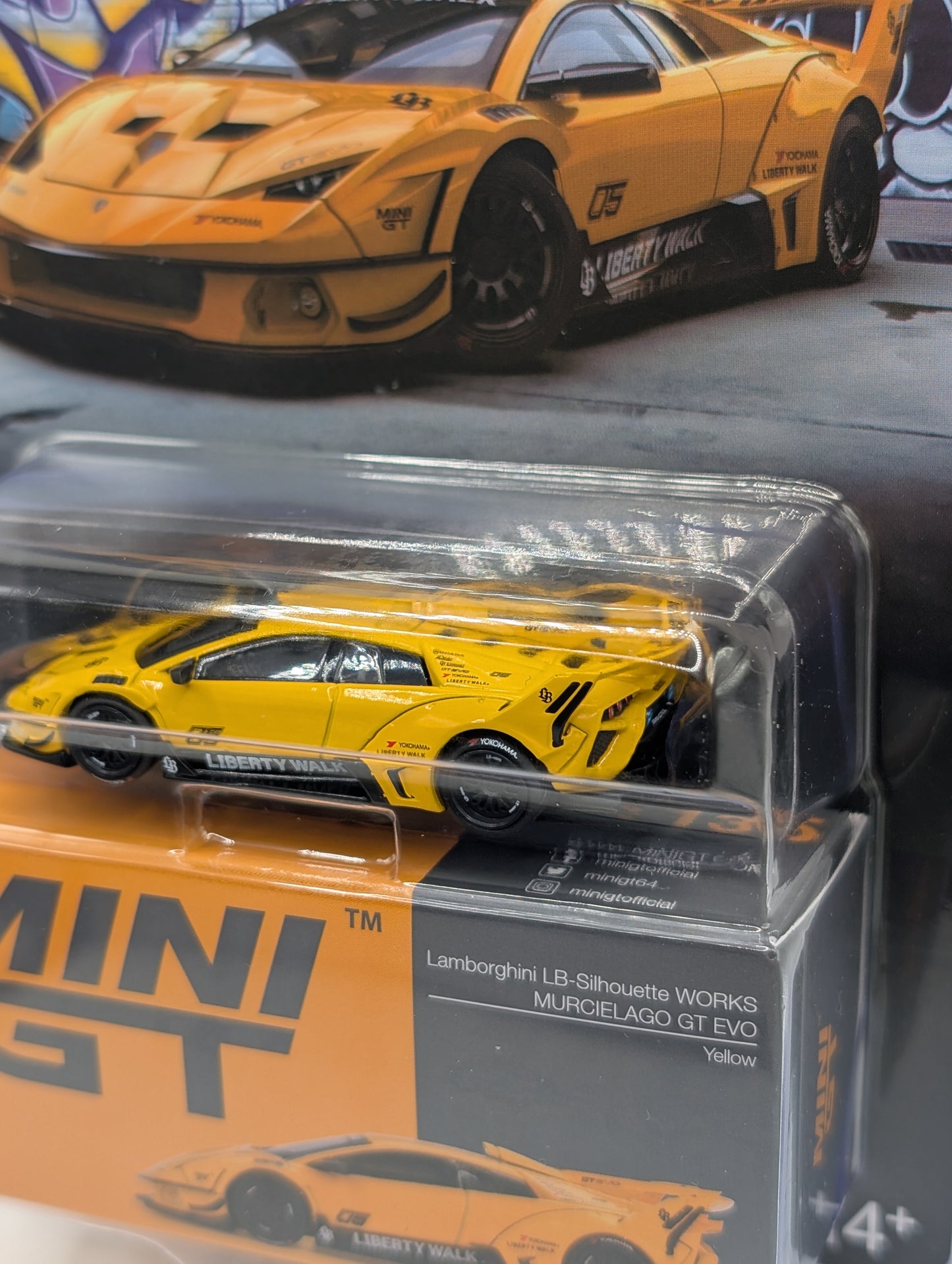 Mini GT Lamborghini Murcielago GT EVO Liberty Walk