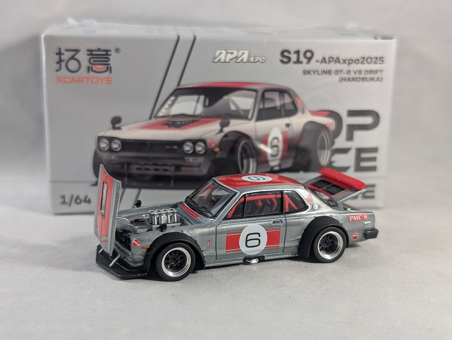 Pop Race Skyline GTR V8 Drift Hakosuka APA Expo Exclusive Sealed