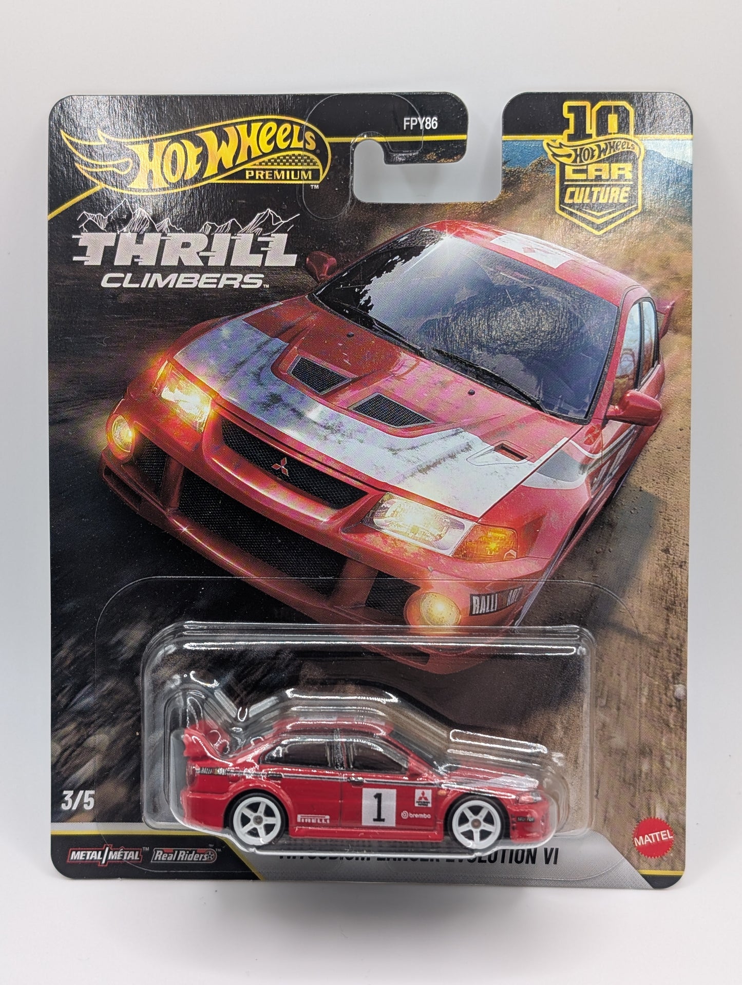 Hot Wheels Mitsubishi Lancer Evolution VI Thrill Climbers