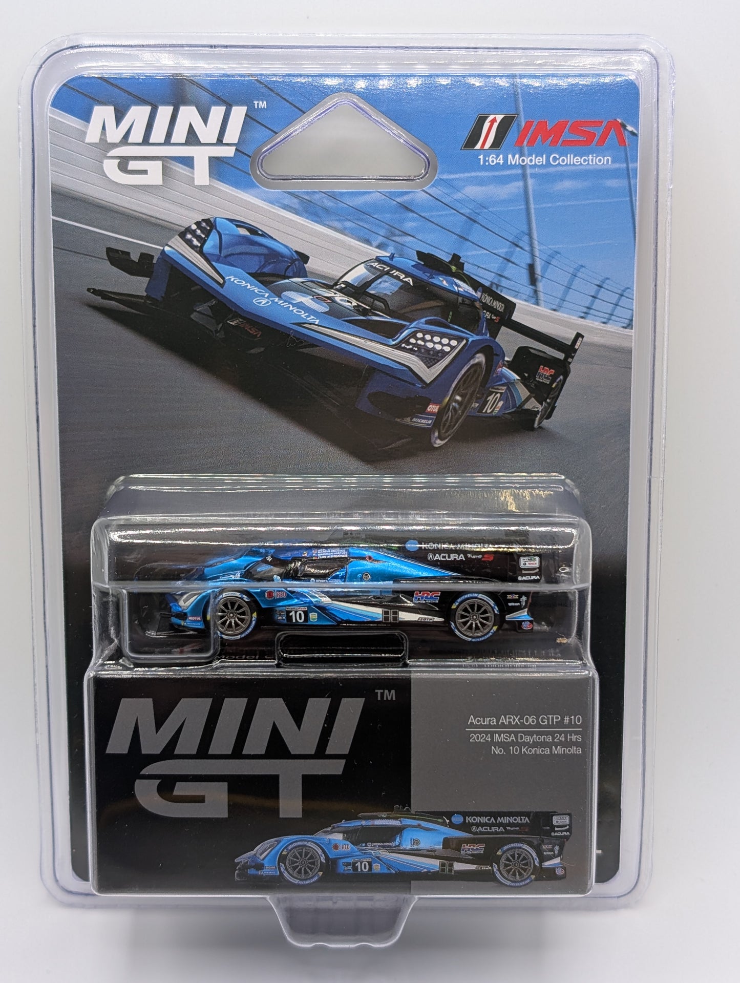 Mini GT Acura ARX-06 GTP #10 2024 IMSA Daytona 24 hours