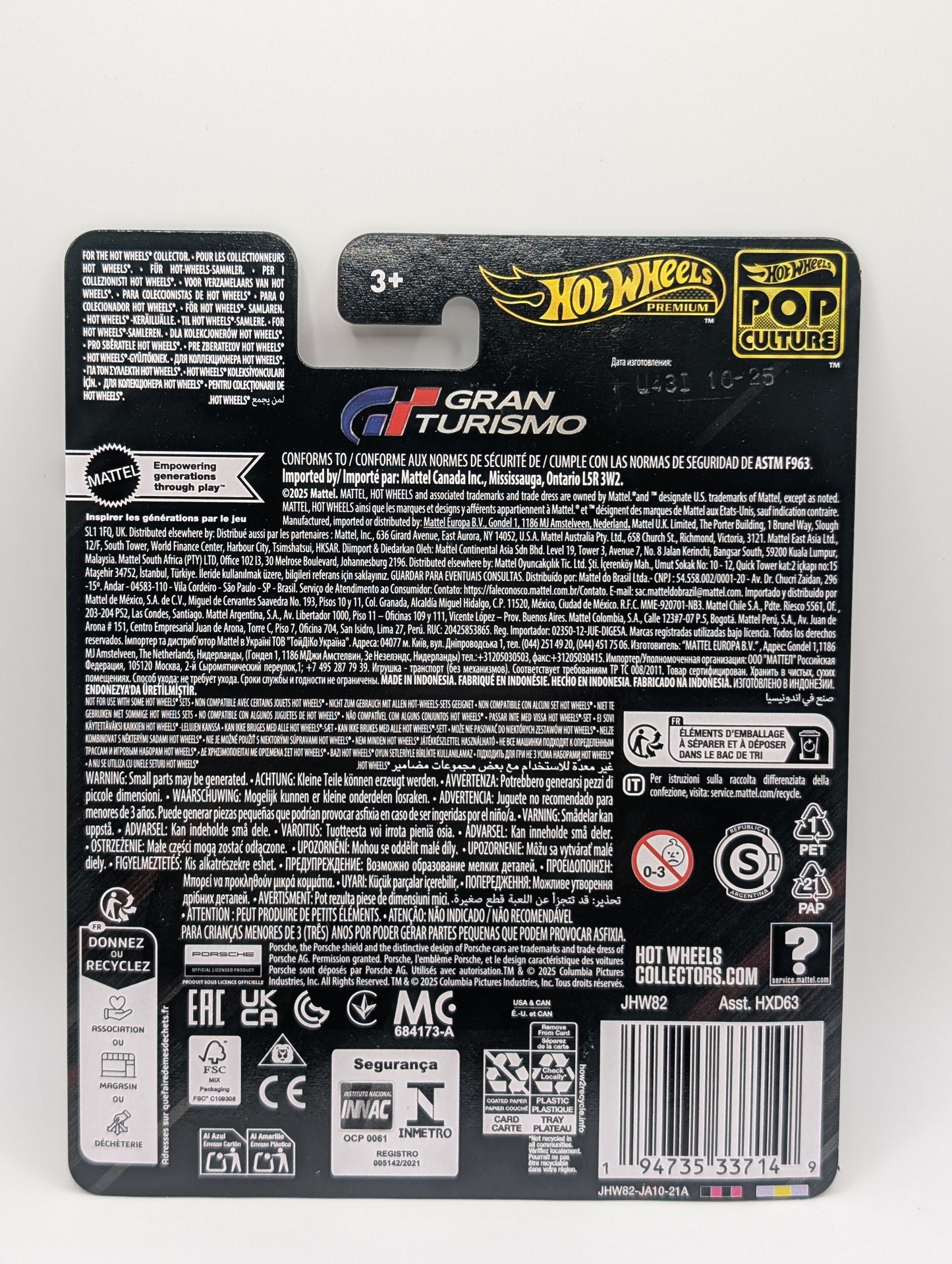 Hot Wheels 2022 Porsche 911 GT3 RS Gran Turismo