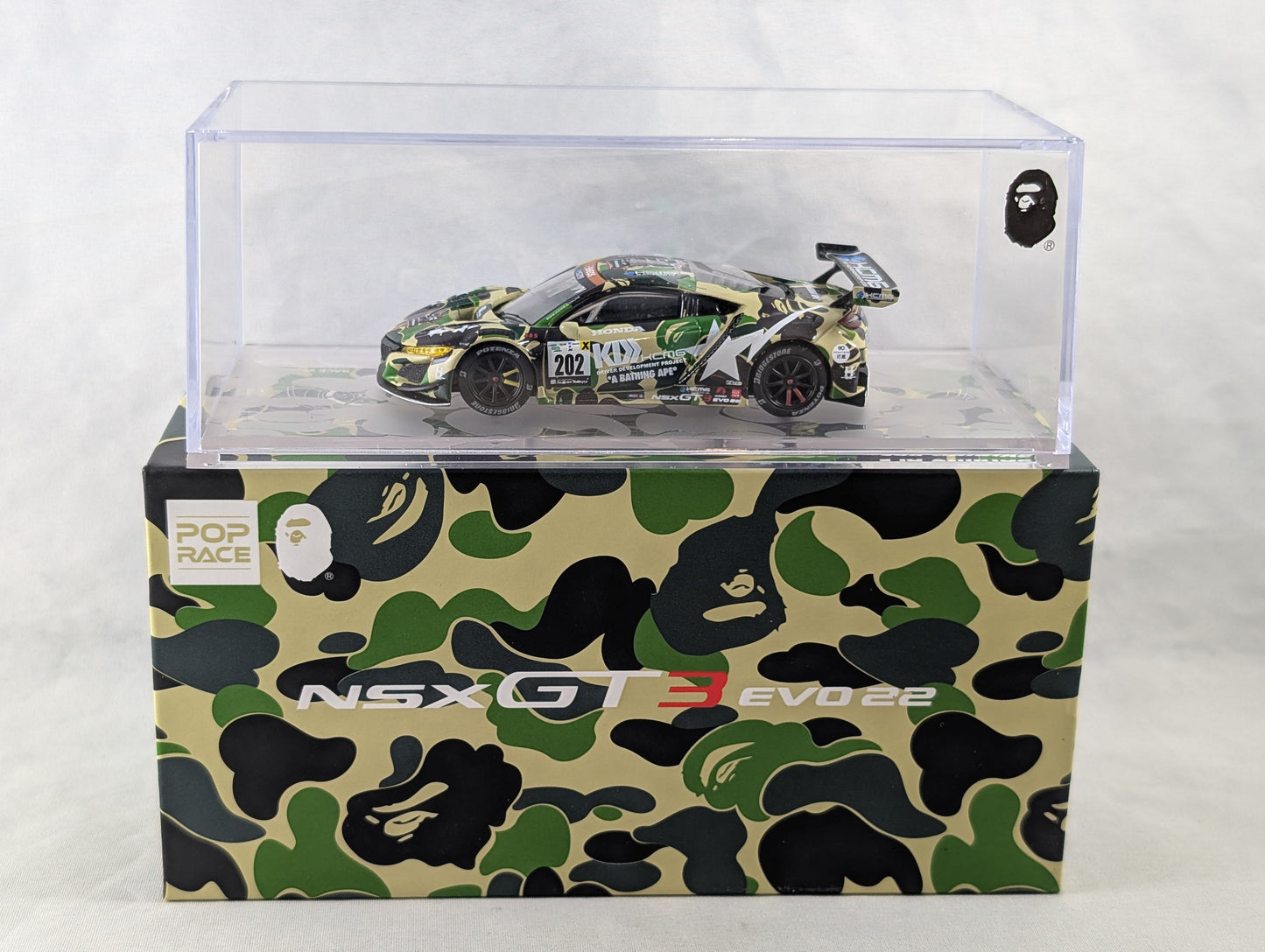 Pop Race Bape Honda NSX GT3 Evo22 Sealed
