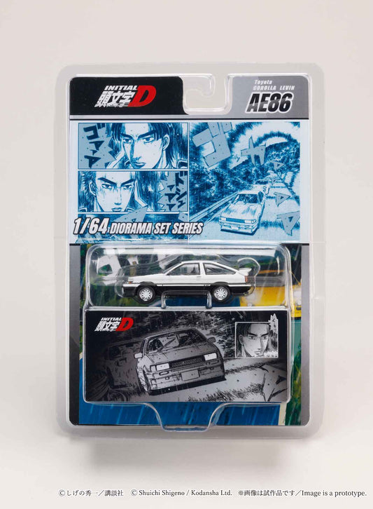 Hobby Japan JDM64 Toyota Corolla Levin AE86 Initial D Wataru Akiyama VS Keisuke Takahashi