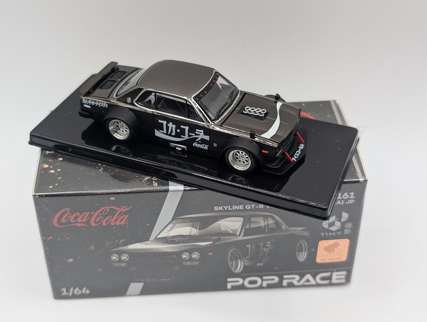 Pop Race Skyline GTR V8 Drift Hakosuka JP Coca Cola Sealed