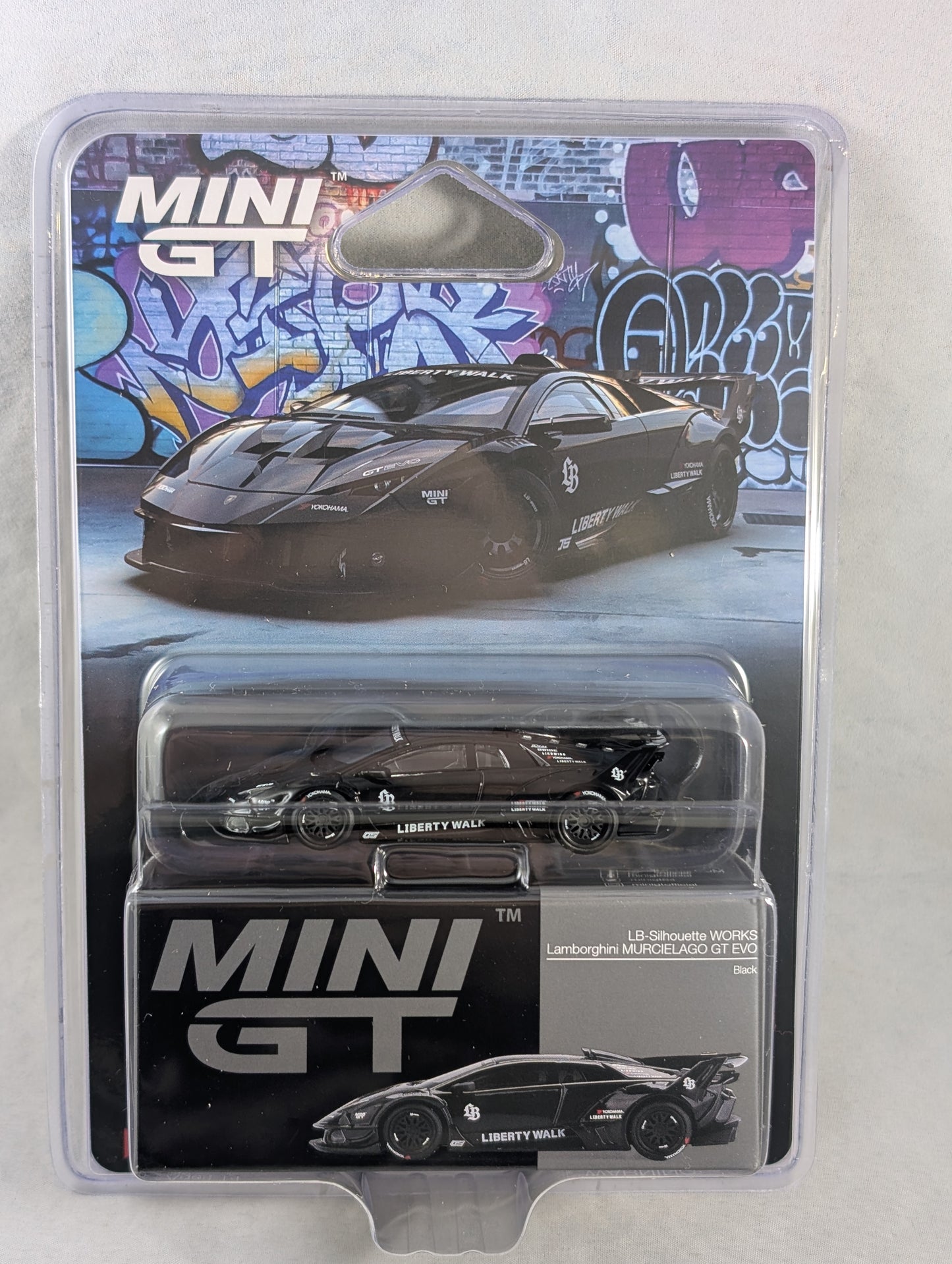 Mini GT Lamborghini Murcielago GT EVO Liberty Walk Silhouette Works