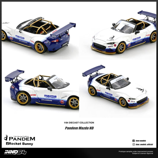INNO64 1/64 Mazda MX5 ND Miata Pandem Rocket Bunny V1.0