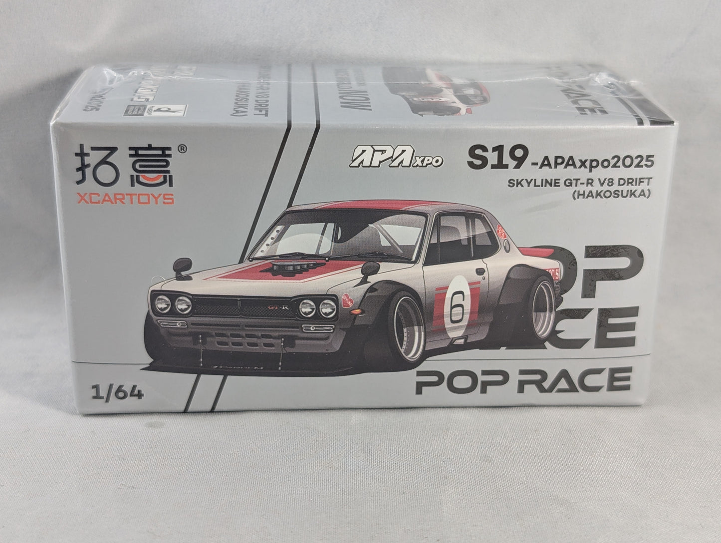 Pop Race Skyline GTR V8 Drift Hakosuka APA Expo Exclusive Sealed