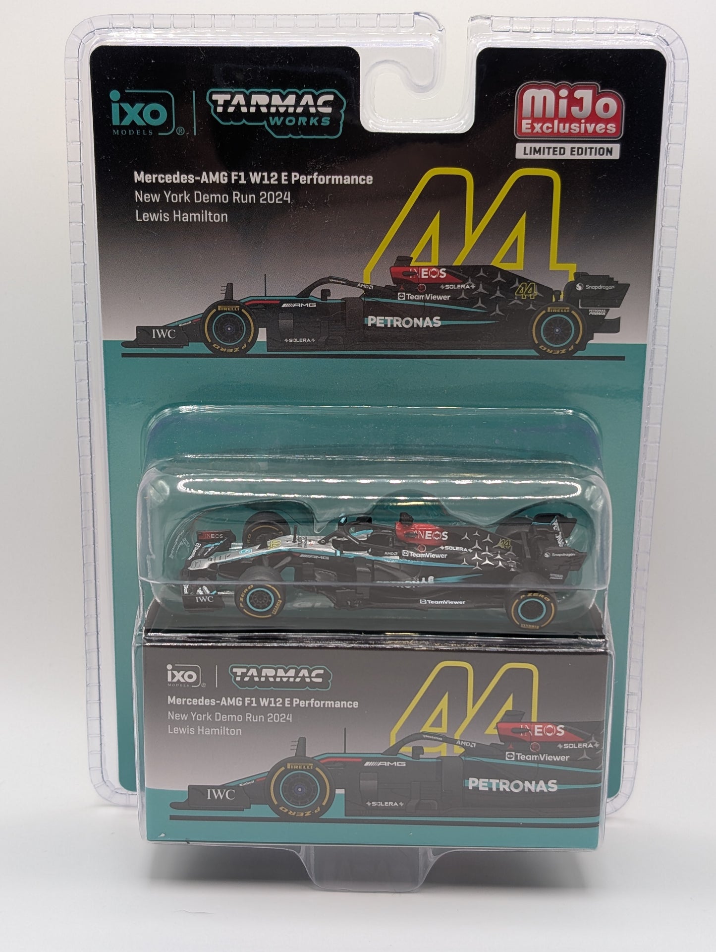 Tarmac F1 Mercedes AMG W12 E Performance New York Demo Run 2024 Lewis Hamilton
