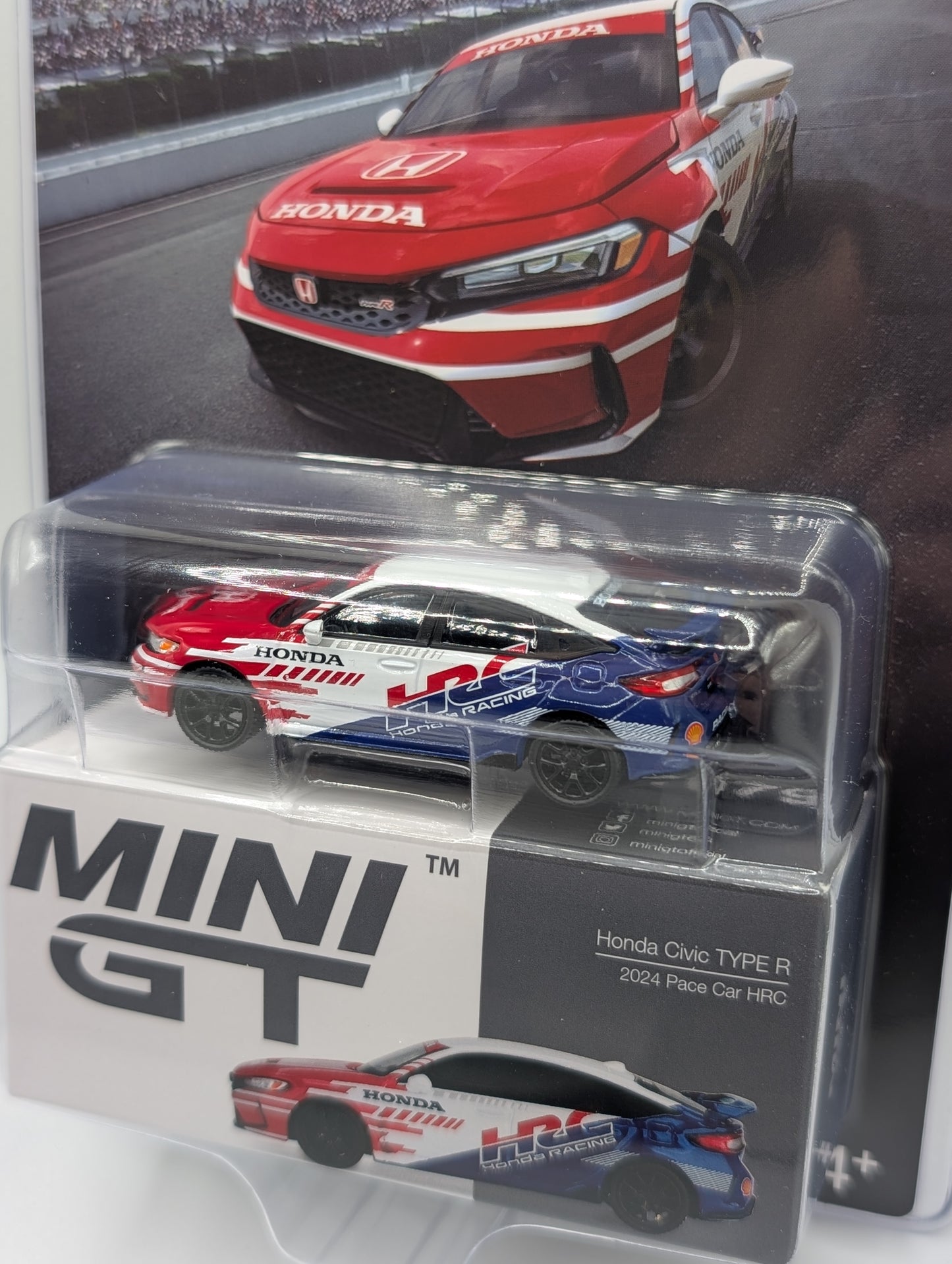 Mini GT Honda Civic Type R 2024 Pace Car HRC