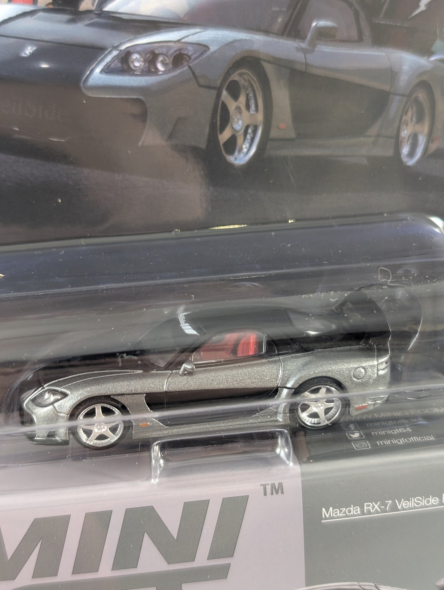 MiniGT Mazda RX7 Veilside Fortune 7 Grey