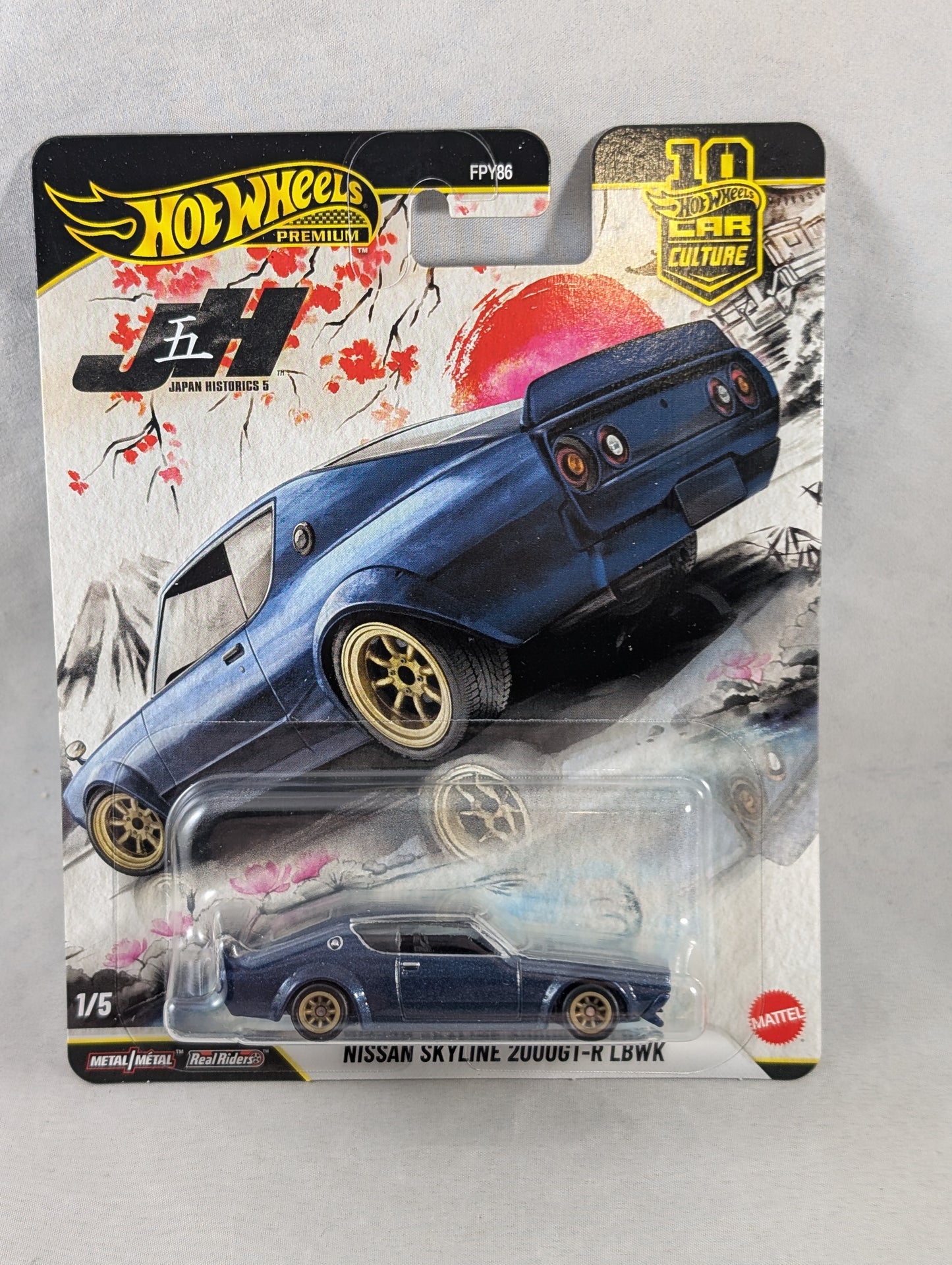 Hot Wheels Japan Historic 5 Nissan Skyline 2000GT-R LBWK