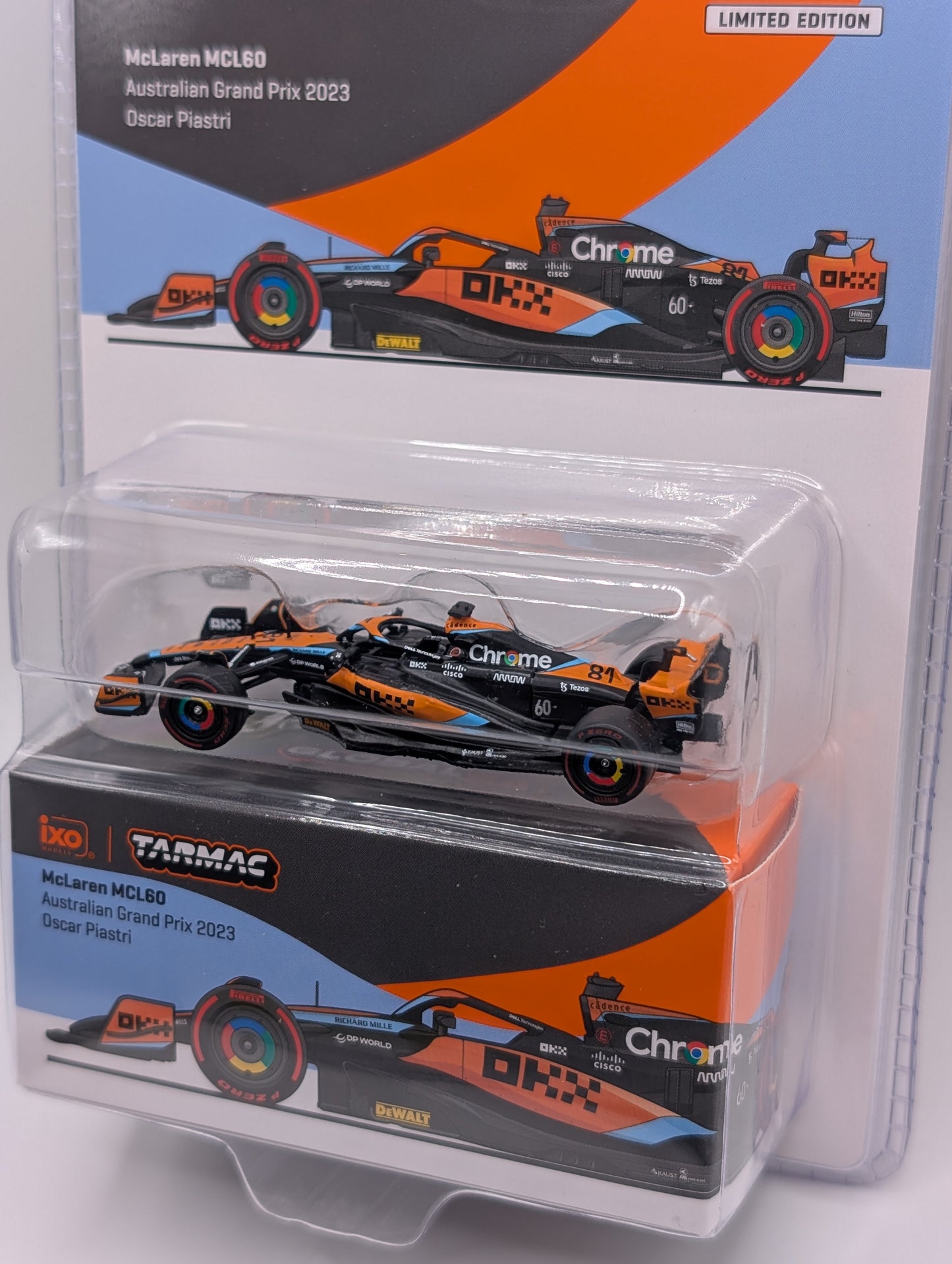 Tarmac McLaren MCL60 Australian Grand Prix 2023 Oscar Piastri