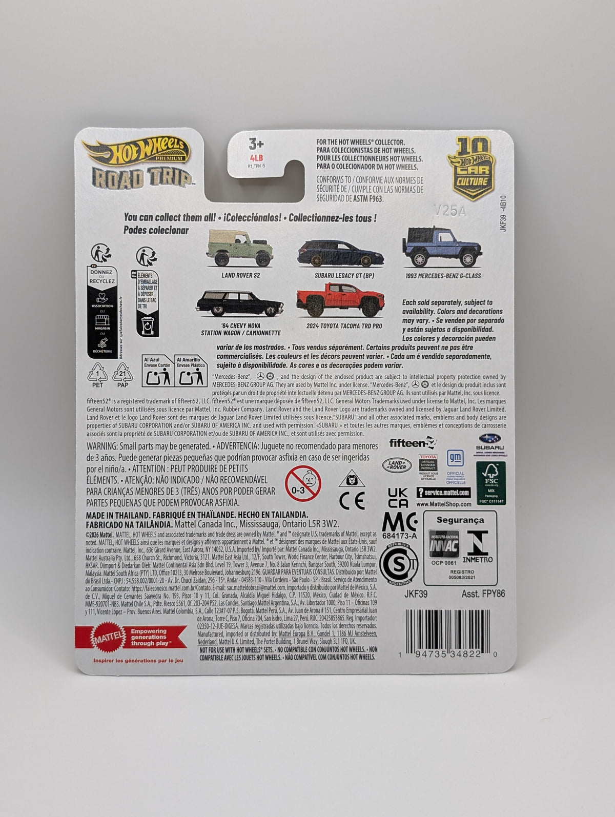 Hot Wheels Road Trip '64 Chevy Nova Station Wagon
