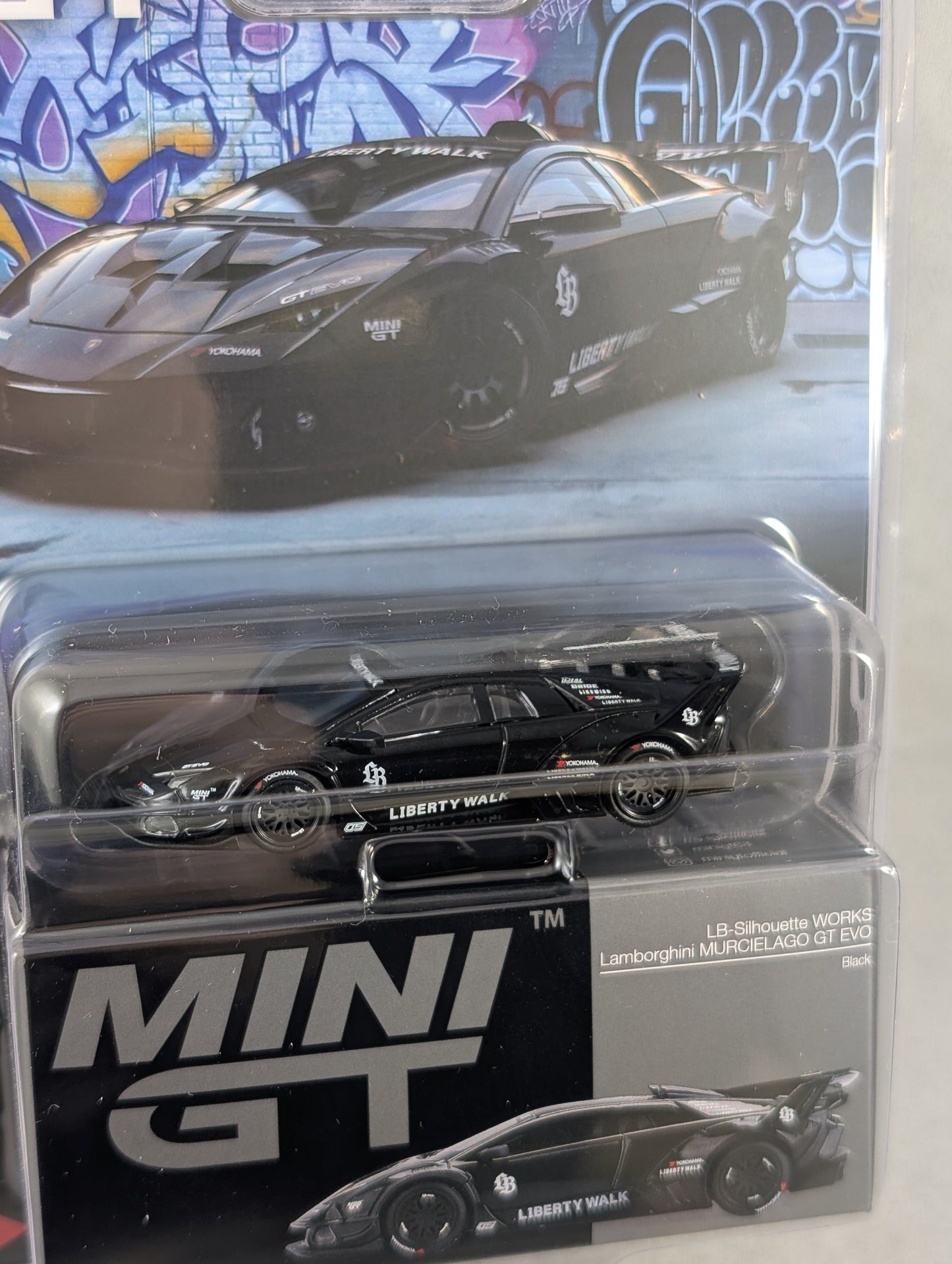 Mini GT Lamborghini Murcielago GT EVO Liberty Walk Silhouette Works