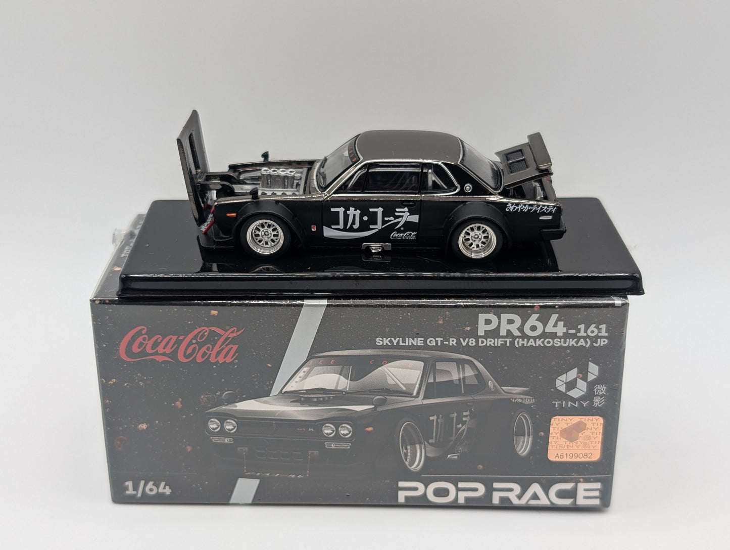 Pop Race Skyline GTR V8 Drift Hakosuka JP Coca Cola Sealed