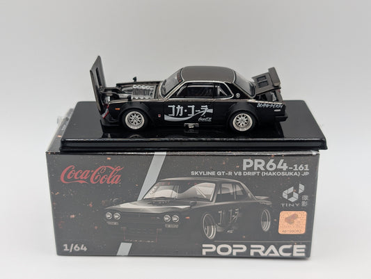 Pop Race Skyline GTR V8 Drift Hakosuka JP Coca Cola Sealed
