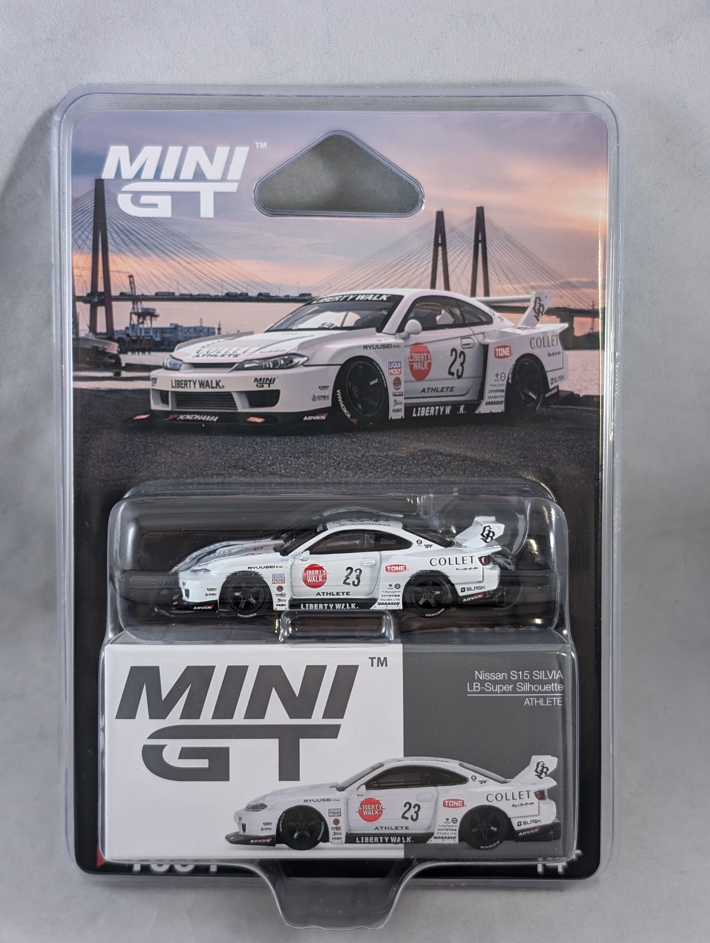 Mini GT Nissan Silvia S15 Liberty Walk Super Silhouette Athlete