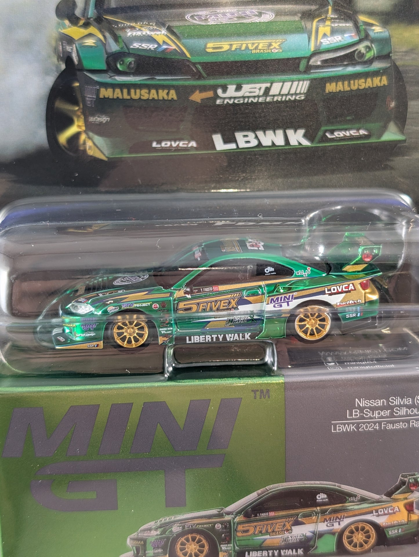 Mini GT Nissan LB-Super Silhouette S15 Fausto Racing