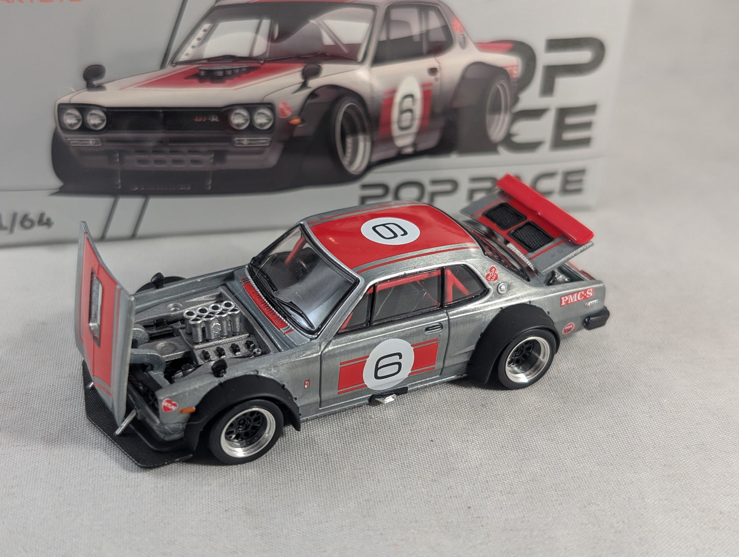 Pop Race Skyline GTR V8 Drift Hakosuka APA Expo Exclusive Sealed