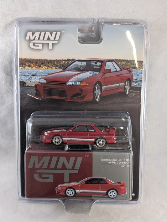 Mini GT Nissan Skyline R32 Veilside Combat C-I Gem Red