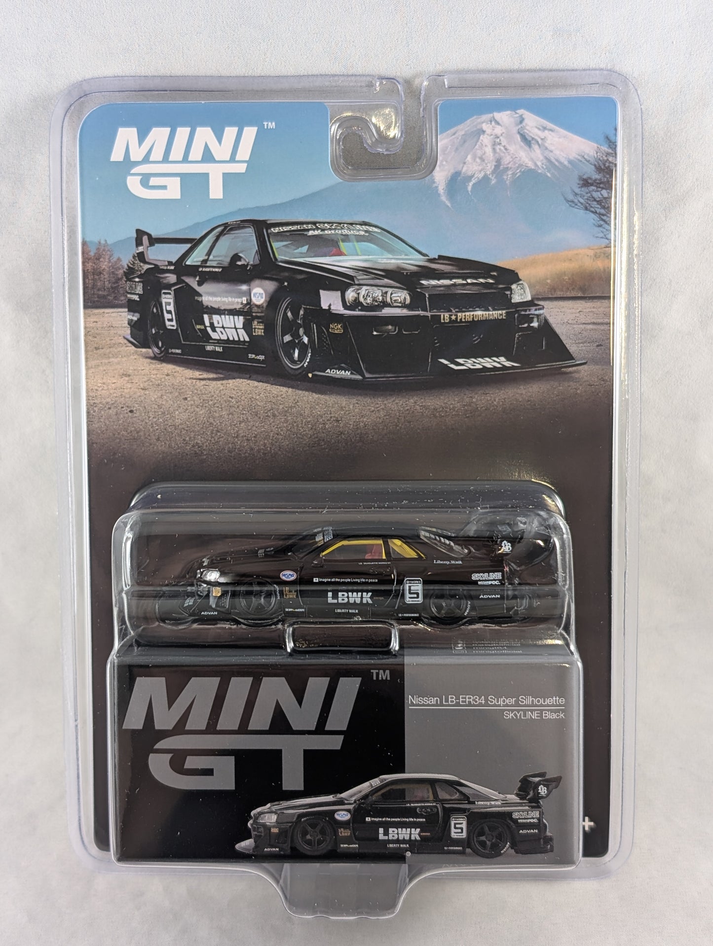 Mini GT Nissan Skyline ER34 Super Silhouette Black