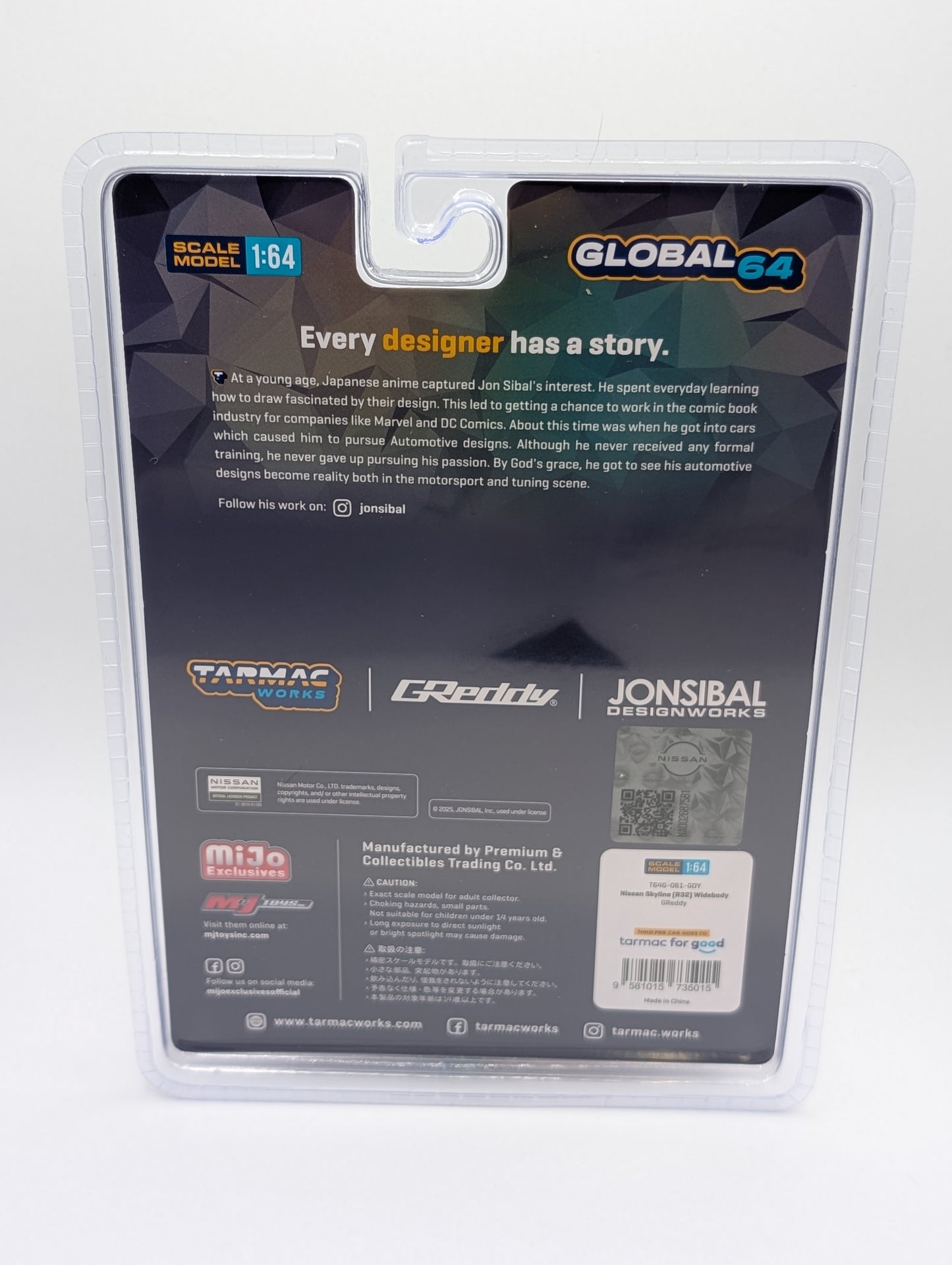 Tarmac Nissan Skyline GTR R32 Greddy Jonsibal