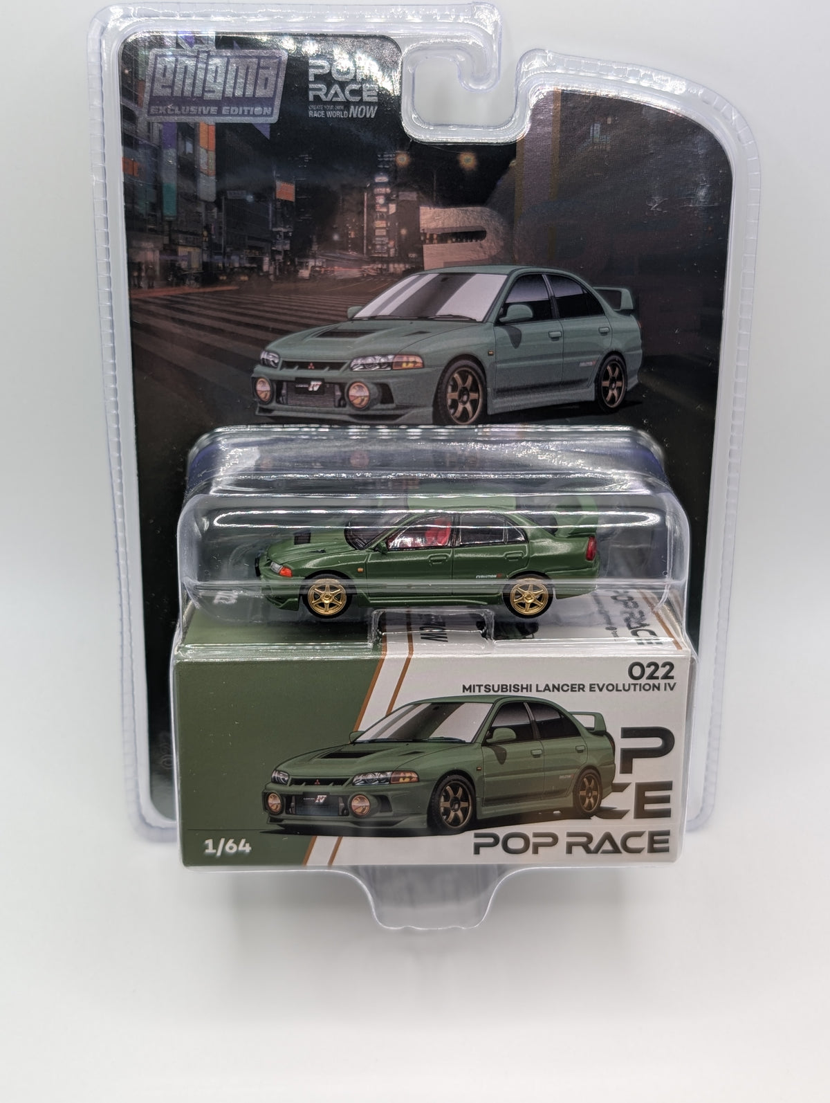 Pop Race 1/64 Enigma Mitsubishi Lancer Evolution IV