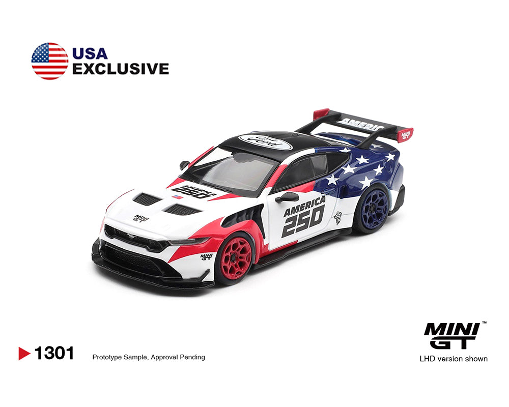 Mini GT 1:64 Ford Mustang GTD America 250 USA Exclusive LHD- Limited Edition – Mijo Exclusives.