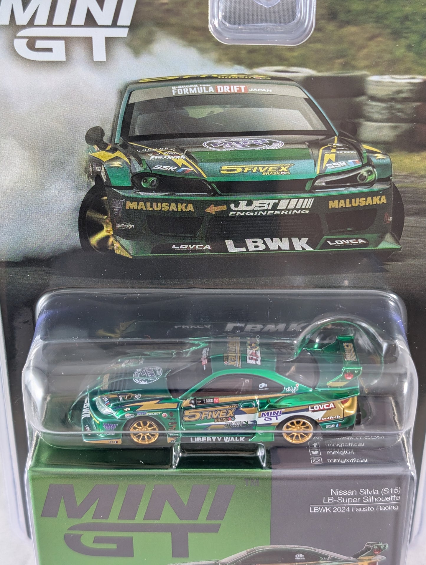 Mini GT Nissan LB-Super Silhouette S15 Fausto Racing