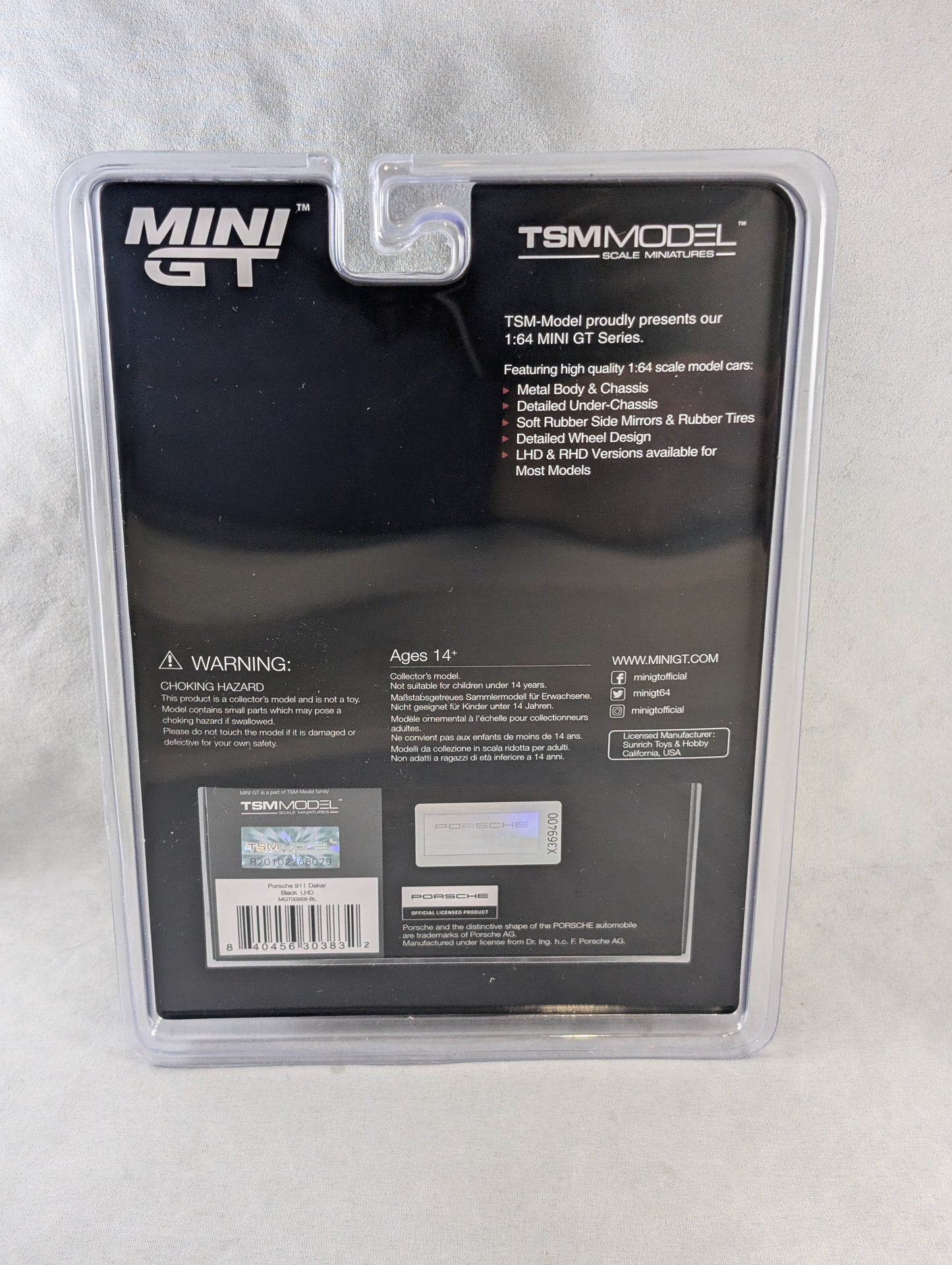 Mini GT Porsche 911 Dakar