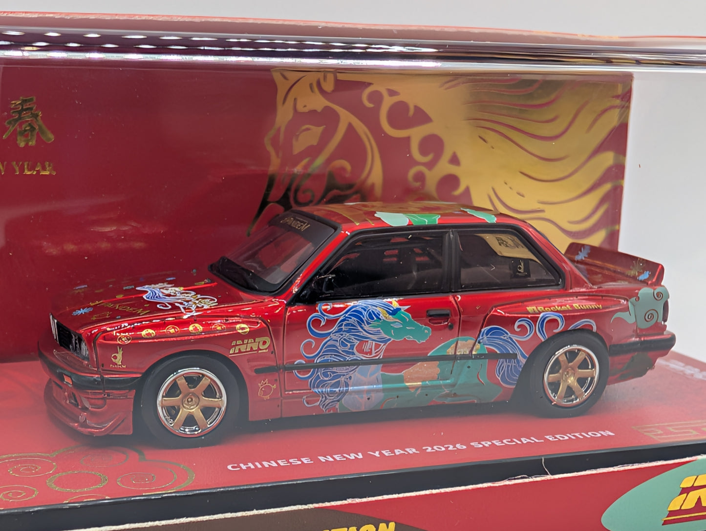 INNO64 BMW E30 Pandem Chinese New Year 2026 Year of the Horse Special Edition Sealed