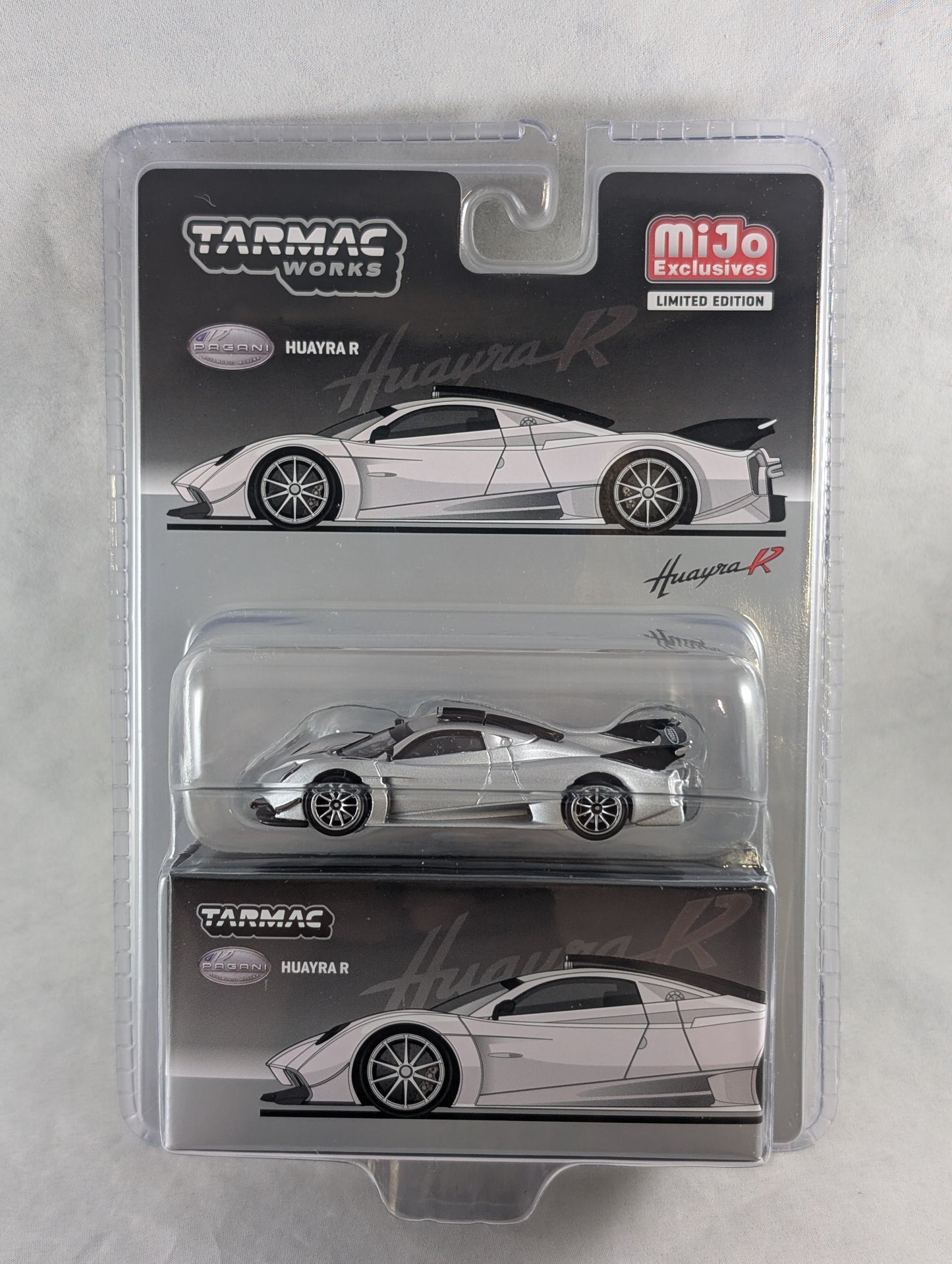 Tarmac Works Pagani Huayra R Satin Silver