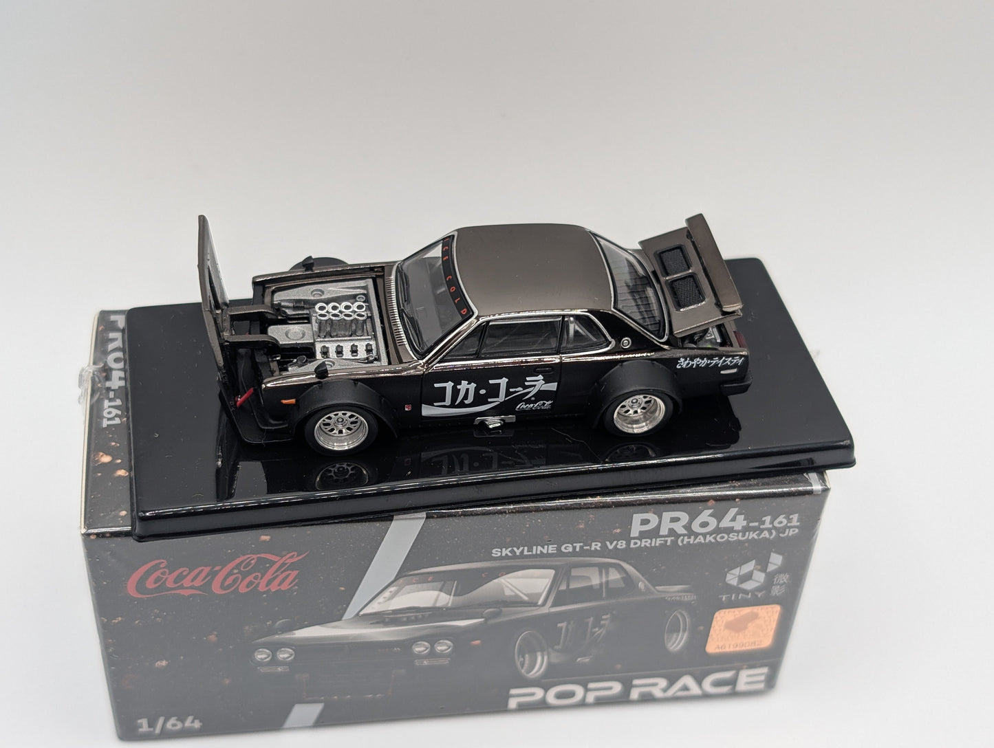 Pop Race Skyline GTR V8 Drift Hakosuka JP Coca Cola Sealed