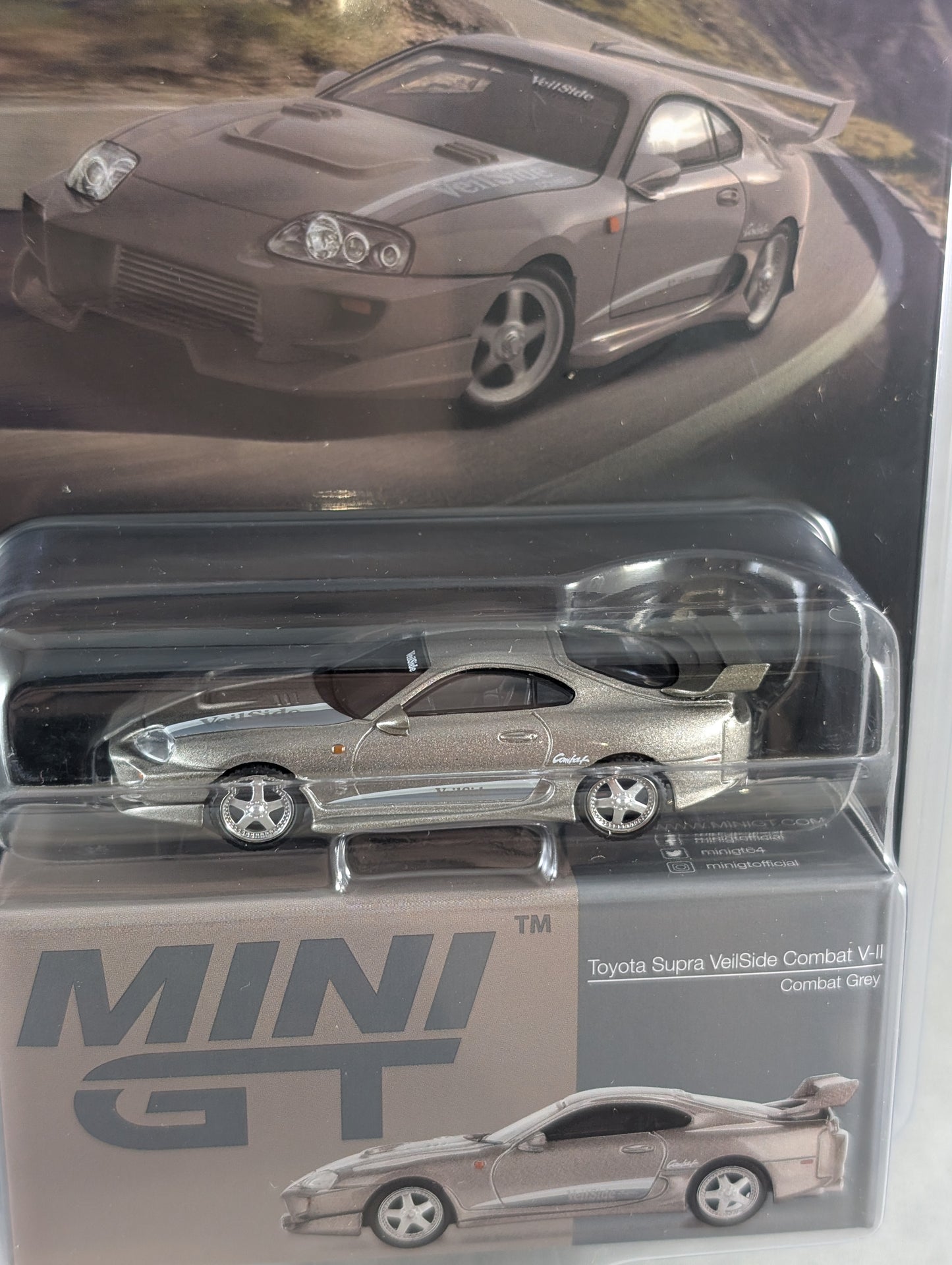 Mini GT Toyota Supra Veilside Combat V-II