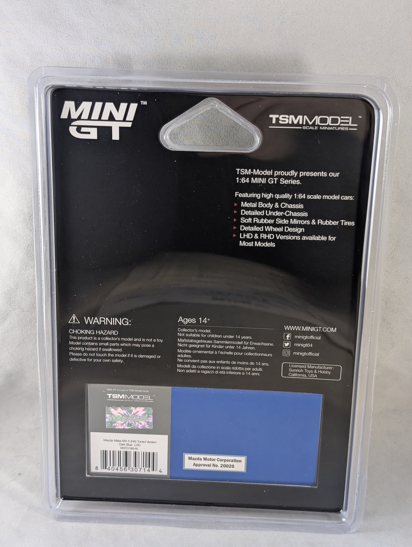 Mini GT Mazda Miata MX5 NA Tuned Version