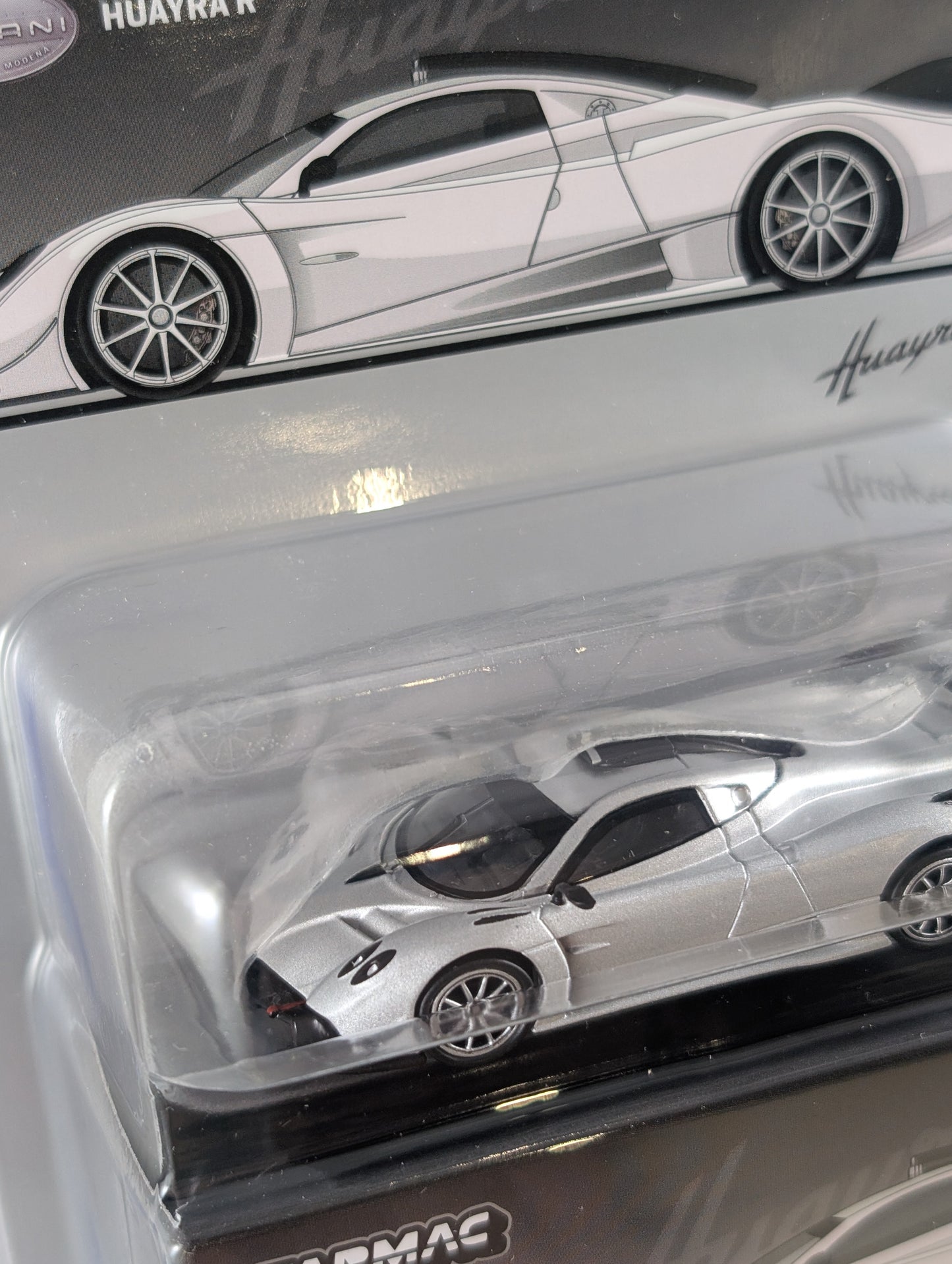 Tarmac Works Pagani Huayra R Satin Silver