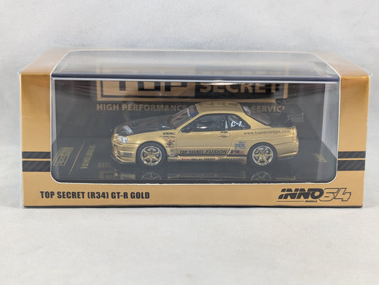 INNO64 Nissan Skyline GTR R34 Top Secret Gold