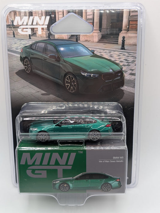 Mini GT BMW M5 Isle Of Man Green Metallic