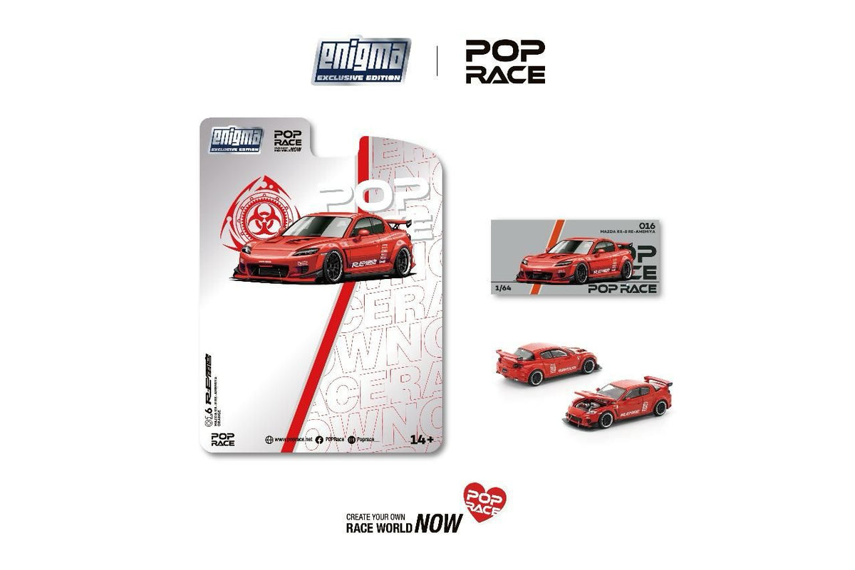 Pop Race Enigma 1/64 Mazda RX8 RE Amemiya
