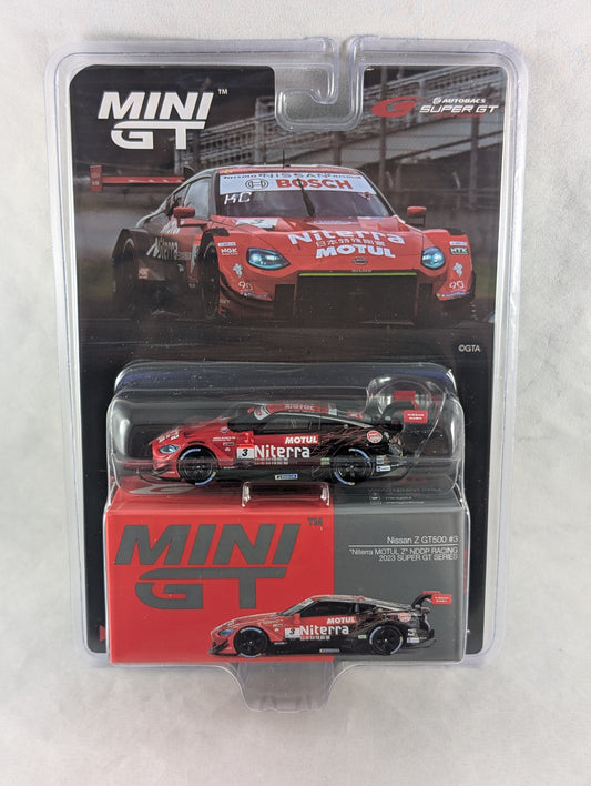 Mini GT Nissan Z GT500 #3 Niterra Motul Z NDDP Racing 2023 Super GT Series