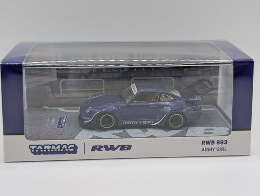 Tarmac Works Porsche RWB 993 Army Girl
