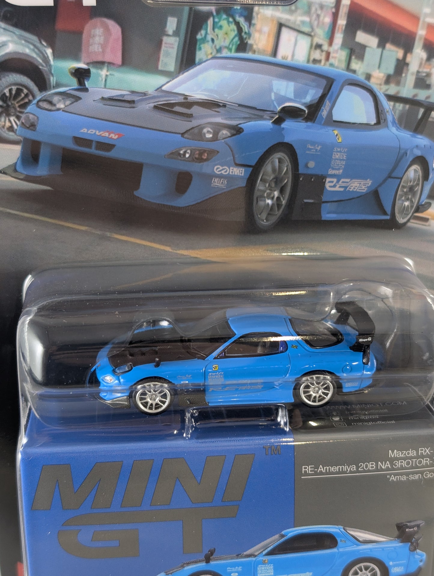 Mini GT Mazda RX7 Amemiya 20B NA 3 Rotor-7