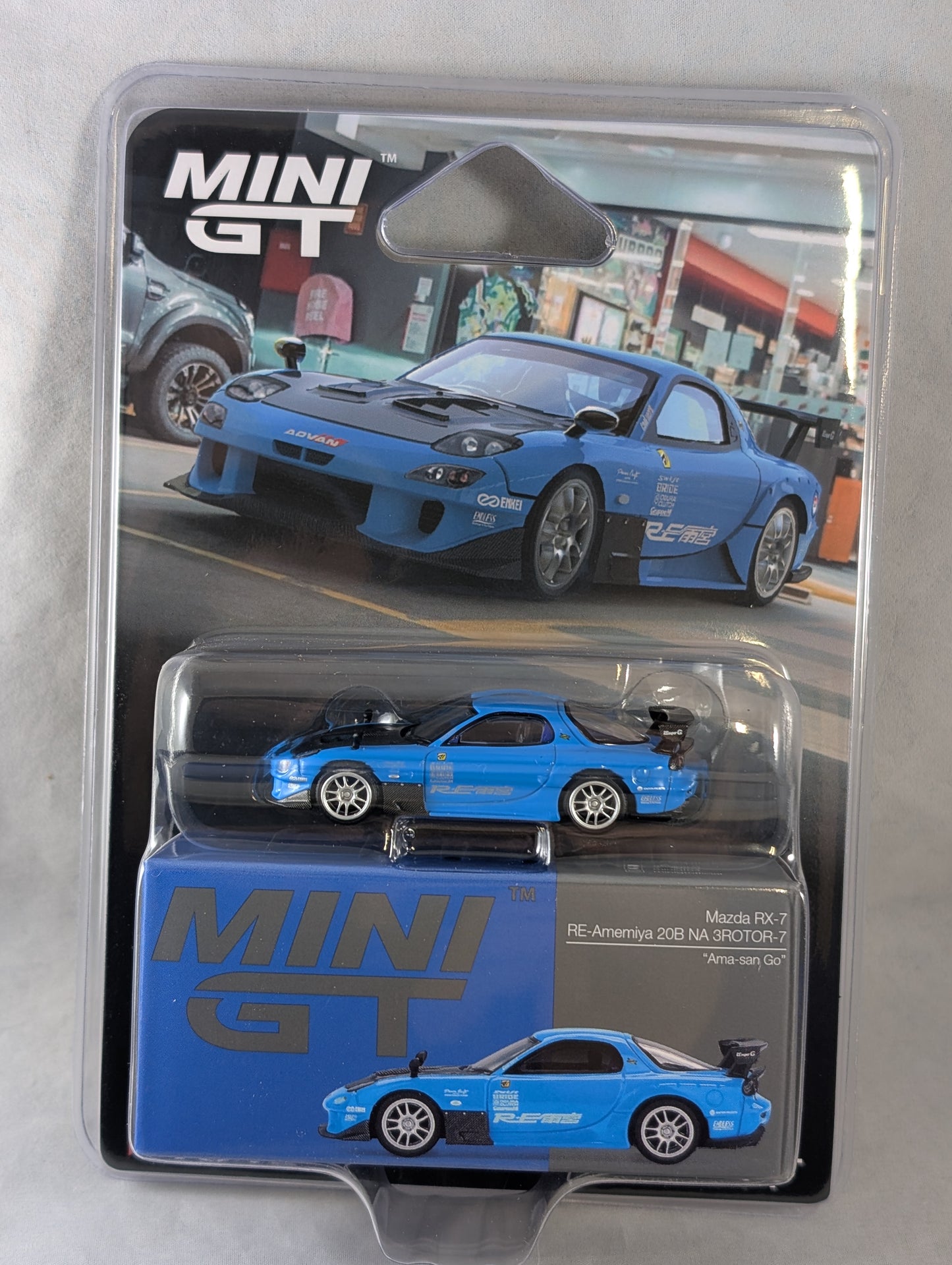 Mini GT Mazda RX7 Amemiya 20B NA 3 Rotor-7