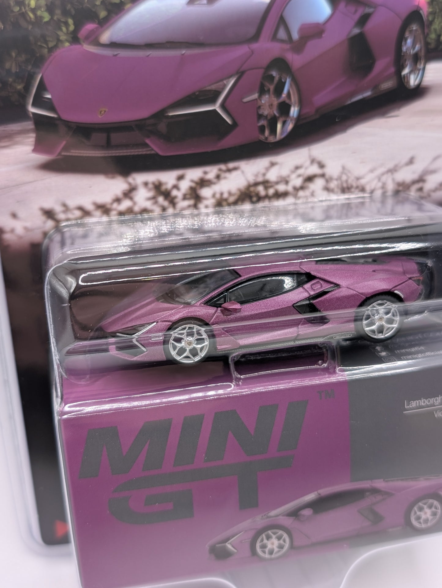 Mini GT Lamborghini Revuelto Viola 39th Matte